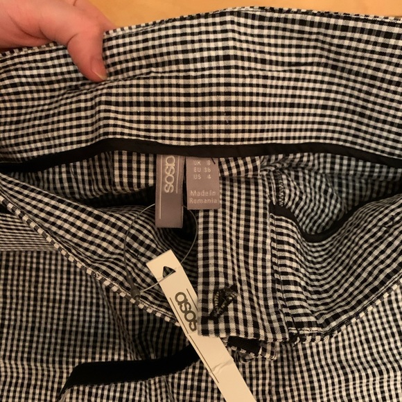 ASOS NWT gingham pants - Picture 5 of 6